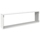 væghængte kubehylder 4 stk. 100x15x30 cm konstrueret træ hvid