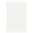 væghylder 4 stk. 60x15x23 cm kubeformet konstrueret træ hvid