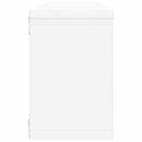 væghylder 6 stk. 60x15x23 cm kubeformet konstrueret træ hvid