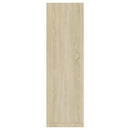 væghylder 2 stk. 50x15x50 cm konstrueret træ sonoma-eg