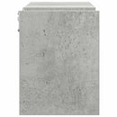 væghylder 2 stk. 100x15x20 cm konstrueret træ betongrå