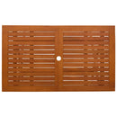 havebord 120x70x75 cm foldbart massivt eukalyptustræ
