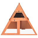 kaninbur 152x127x109,5 cm massivt fyrretræ