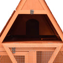 kaninbur 152x127x109,5 cm massivt fyrretræ