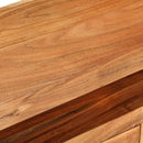 tv-bord 110x30x40 cm massivt akacietræ