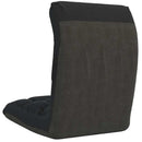 foldbar gulvstol stof sort