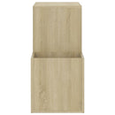 skoskab 105x35,5x70 cm konstrueret træ sonoma-eg