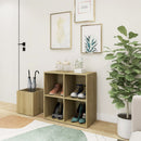 skoskab 105x35,5x70 cm konstrueret træ sonoma-eg
