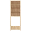 vaskemaskineskab 64x24x190 cm sonoma-eg