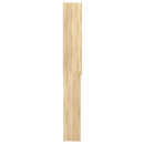 vaskemaskineskab 64x25,5x190 cm sonoma-eg