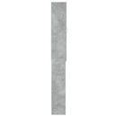 vaskemaskineskab 64x25,5x190 cm betongrå