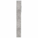vaskemaskineskab 64x25,5x190 cm betongrå