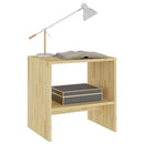 sengeborde 2 stk. 40x30,5x40 cm massivt fyrretræ
