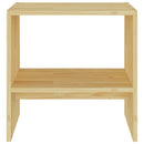sengeborde 2 stk. 40x30,5x40 cm massivt fyrretræ