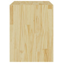 sengeborde 2 stk. 40x30,5x40 cm massivt fyrretræ