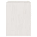 sengeskabe 2 stk. 40x30,5x40 cm massivt fyrretræ hvid