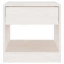 sengeborde 2 stk. 40x31x40 cm massivt fyrretræ hvid