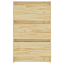sengebord 40x29,5x64 cm massivt fyrretræ