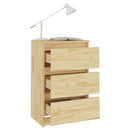 sengeborde 2 stk. 40x29,5x64 cm massivt fyrretræ