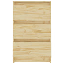 sengeborde 2 stk. 40x29,5x64 cm massivt fyrretræ