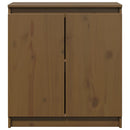 skab 60x36x65 cm massivt fyrretræ gyldenbrun