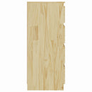 kommode 60x36x84 cm massivt fyrretræ