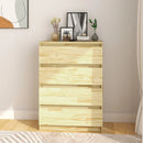 kommode 60x36x84 cm massivt fyrretræ
