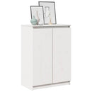 skænk 60x36x84 cm massivt fyrretræ hvid