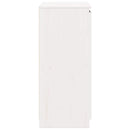 skænk 60x36x84 cm massivt fyrretræ hvid