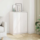 skænk 60x36x84 cm massivt fyrretræ hvid