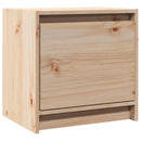 sengebord 40x30,5x40 cm massivt fyrretræ