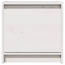sengeborde 2 stk. 40x30,5x40 cm massivt fyrretræ hvid