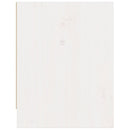 sengeborde 2 stk. 40x30,5x40 cm massivt fyrretræ hvid
