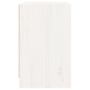 sengeborde 2 stk. 40x31x50 cm massivt fyrretræ hvid