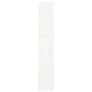 bogreol/rumdeler 60x30x167,5 cm massivt fyrretræ hvid