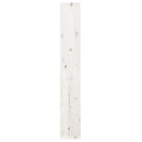 bogskab/rumdeler 60x30x199,5 cm massivt fyrretræ hvid