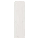 bogskab/rumdeler 80x30x103,5 cm massivt fyrretræ hvid