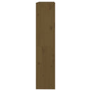 bogreol/rumdeler 80x30x135,5 cm fyrretræ gylden brun