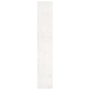 bogreol/rumdeler 80x30x167,4 cm massivt fyrretræ hvid