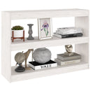 bogreol/rumdeler 100x30x71,5 cm massivt fyrretræ hvid
