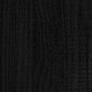 bogreol/rumdeler 100x30x103 cm massivt fyrretræ sort