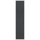 bogreol/rumdeler 100x30x135,5 cm massivt fyrretræ grå