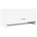 garderobe 70x32,5x35 cm konstrueret træ hvid
