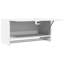 garderobe 70x32,5x35 cm konstrueret træ hvid