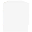 garderobe 70x32,5x35 cm konstrueret træ hvid