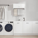 garderobe 70x32,5x35 cm konstrueret træ hvid