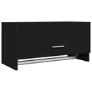 garderobe 70x32,5x35 cm konstrueret træ sort