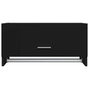 garderobe 70x32,5x35 cm konstrueret træ sort