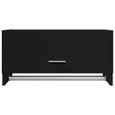 garderobe 70x32,5x35 cm konstrueret træ sort