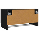 garderobe 70x32,5x35 cm konstrueret træ sort